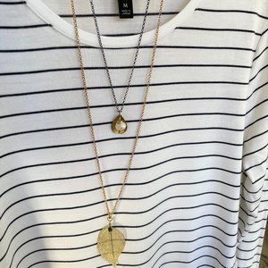 Banana Republic Striped Top Long  Sleeves